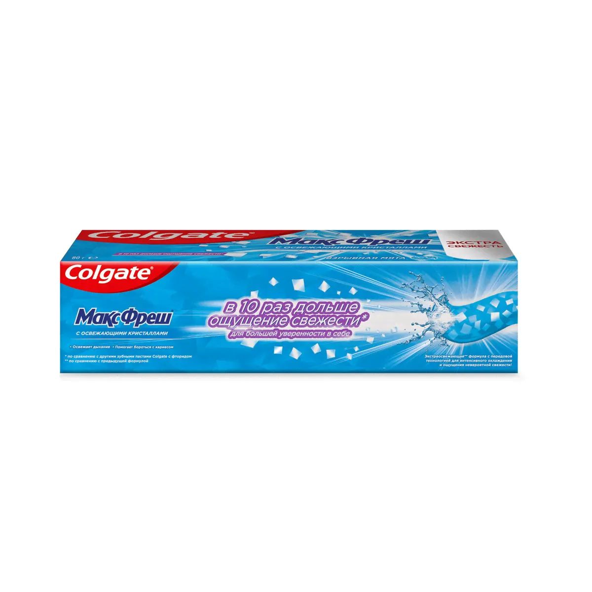 Зубная паста "Colgate" Макс фреш Взрывная мята, 80г