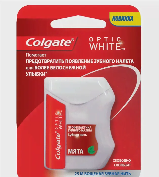 Зубная нить Colgate профилактика зубного налета-0