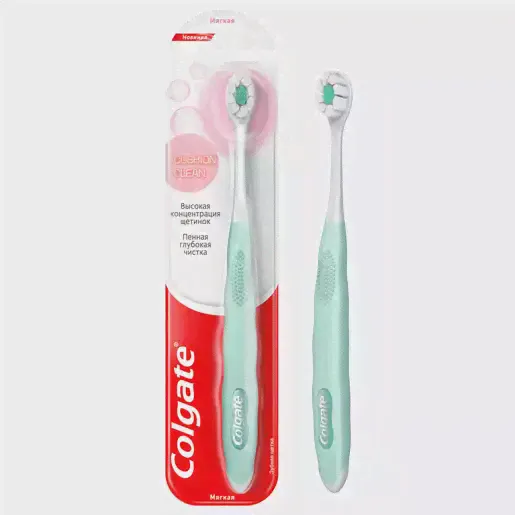 Colgate Щетка зубная colgate cushion clean мягкая