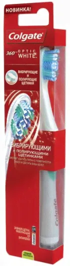 Электрическая зубная щетка Colgate 360 Optic White-0