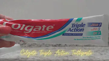 In Hand Review of Colgate Triple Action Toothpaste, Mint