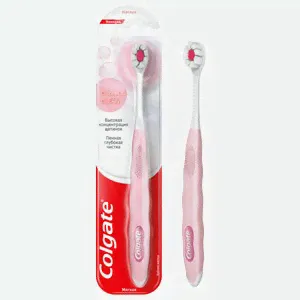 Зубная щетка Colgate Cushion Clean мягкая жесткость-0
