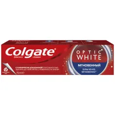 Зубная паста Colgate Optic White Мгновенный отбеливающая, 75мл