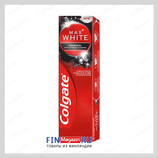 Зубная паста отбеливающая с углем Colgate Max White 75 мл-0