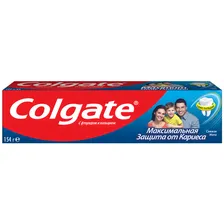 Зубная паста "Colgate" плюс кальций с фторидом, максимальная защита от кариеса 100 мл 49102