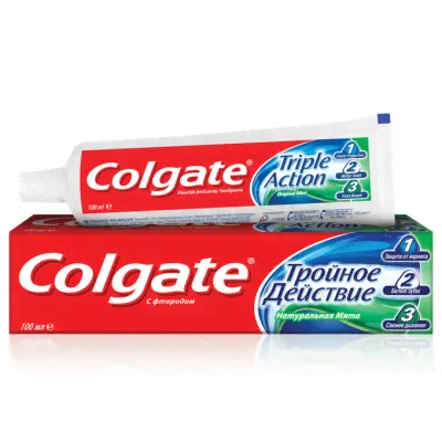 Зубная паста Colgate Тройное действие комплексная 100 мл-0