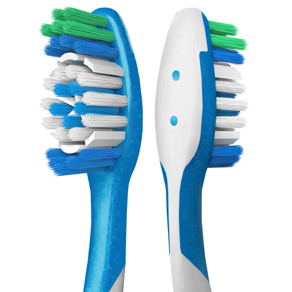 COLGATE Макс Блеск Отбеливающая зубная щетка, средней жесткости, промоупаковка 1+1-1
