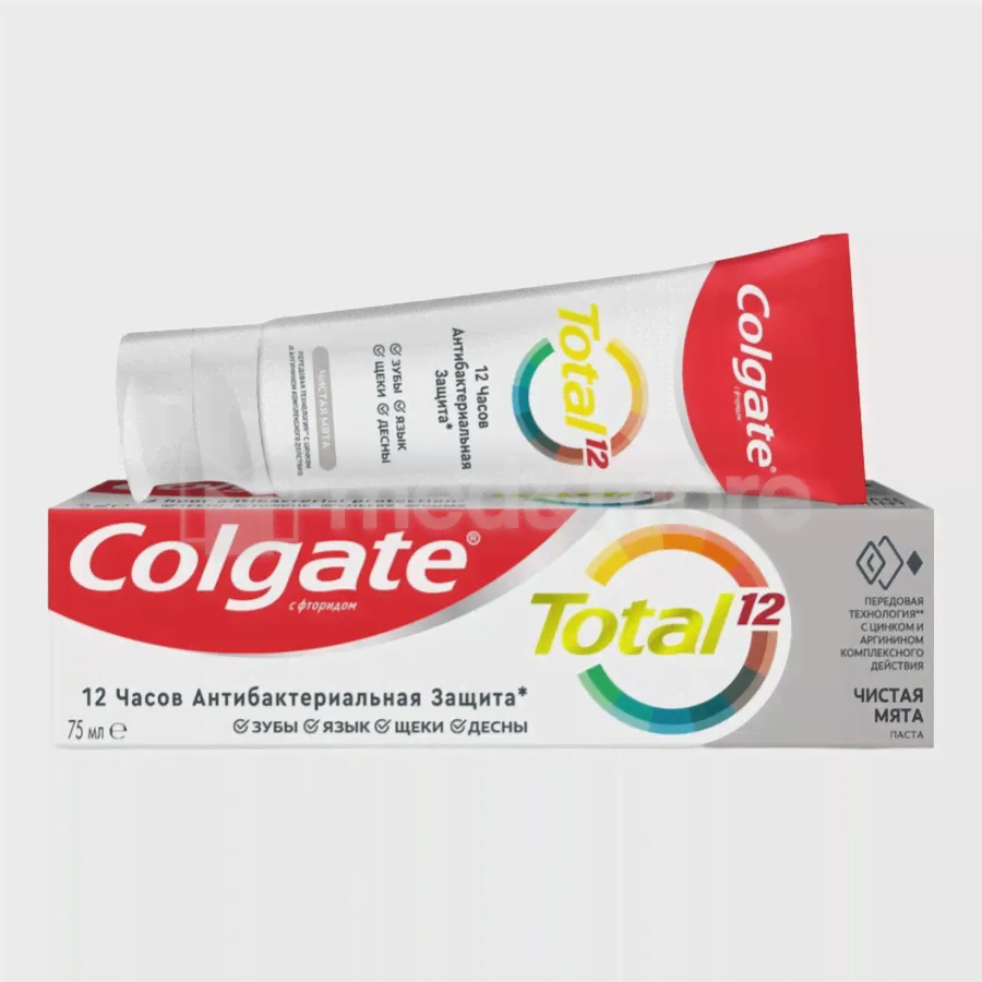 Зубная паста Colgate TOTAL Чистая мята 75 мл.-0