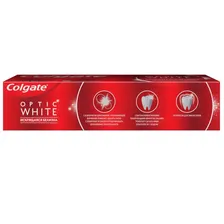 Зубная паста Colgate Optic White Искрящаяся белизна, 75 мл