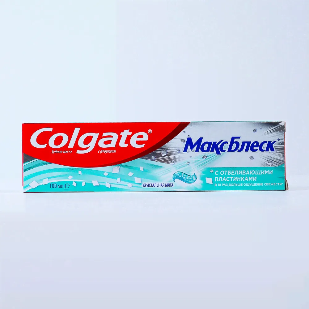 Зубная паста "Colgate" Макс Блеск кристальная мята , отбеливающая 100мл 05851-0