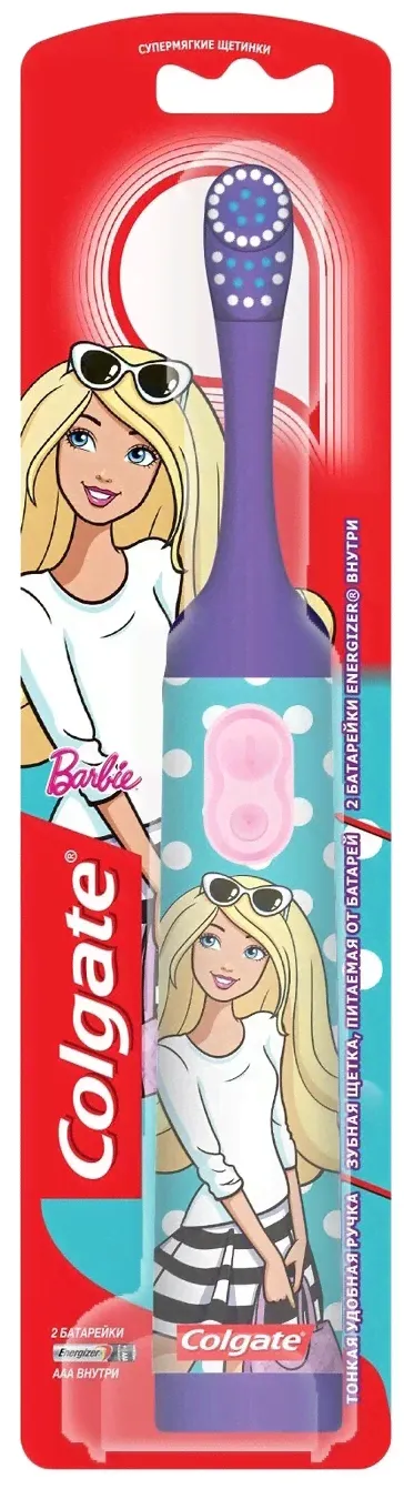 Электрическая зубная щетка Colgate Barbie EAEGKSBBPBB1