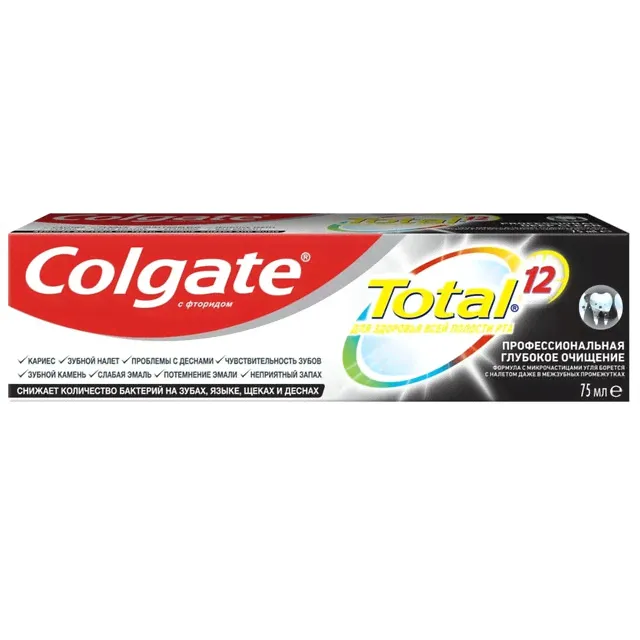 Зубная паста "Colgate" Total 12 Глубокое очищение