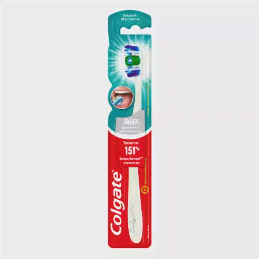 Colgate Щетка зубная 360 Суперчистота средняя